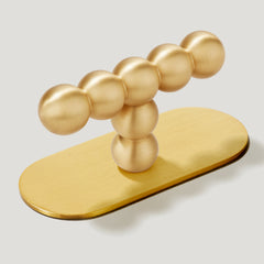 BOBBIN Single T Handle - Brass