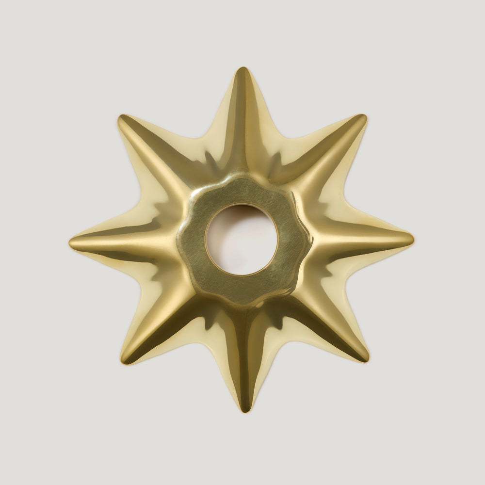 Plank Hardware Cabinetry CECELIA Backplate - Unlacquered Brass