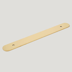 Plank Hardware Cabinetry 220mm (160mm CC) COHEN Handle Backplate - Unlacquered Brass