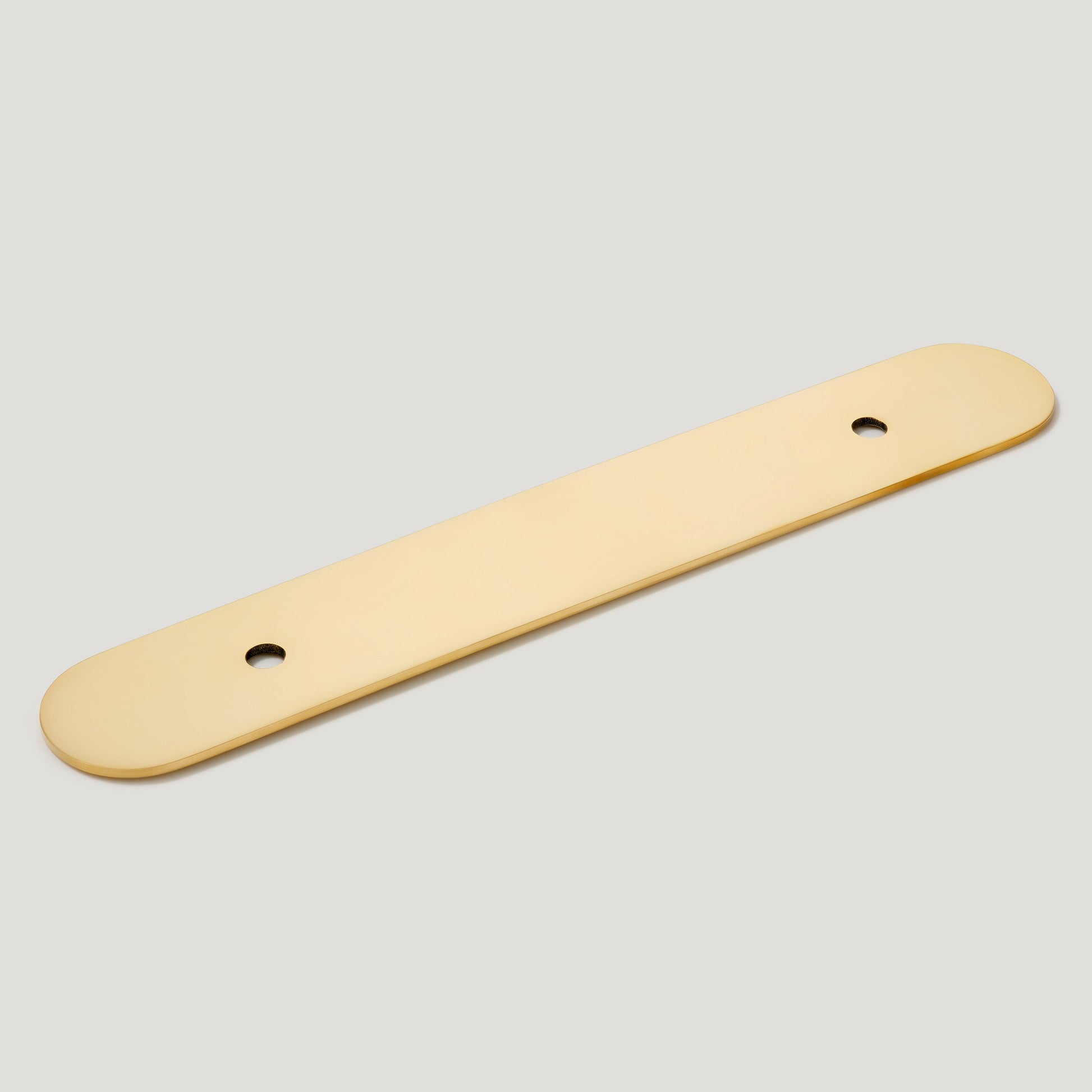 Plank Hardware Cabinetry 156mm (96mm CC) COHEN Handle Backplate - Unlacquered Brass