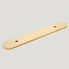 Plank Hardware Cabinetry 156mm (96mm CC) COHEN Handle Backplate - Unlacquered Brass