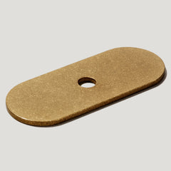 Plank Hardware Cabinetry 60mm COHEN Knob Backplate - Aged Brass