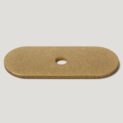 Plank Hardware Cabinetry 60mm COHEN Knob Backplate - Aged Brass