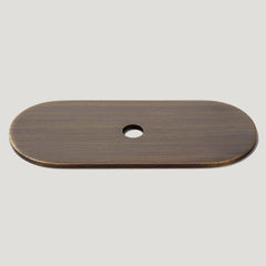 Plank Hardware Cabinetry 60mm COHEN Knob Backplate - Antique Brass