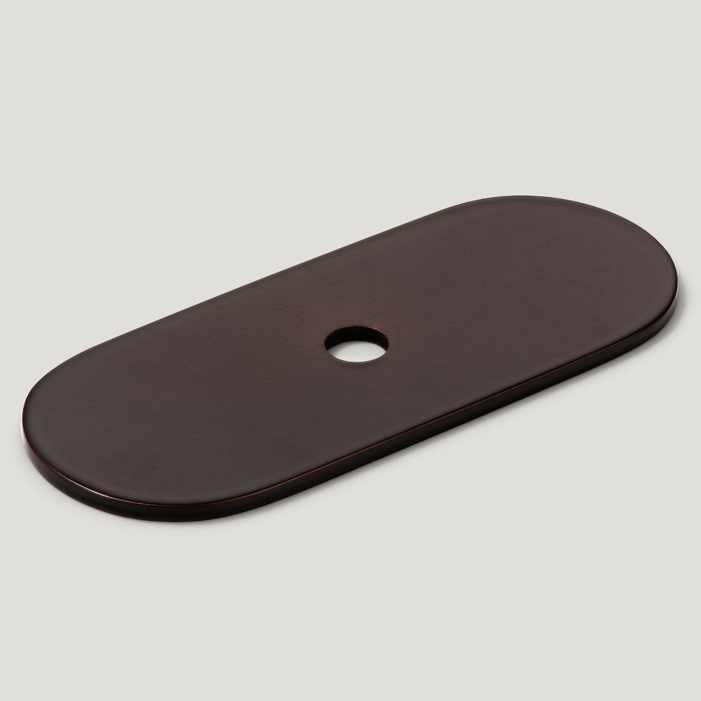 Plank Hardware Cabinetry 60mm COHEN Knob Backplate - Blackened Bronze
