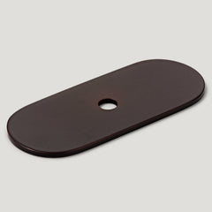 COHEN Knob Backplate - Blackened Bronze