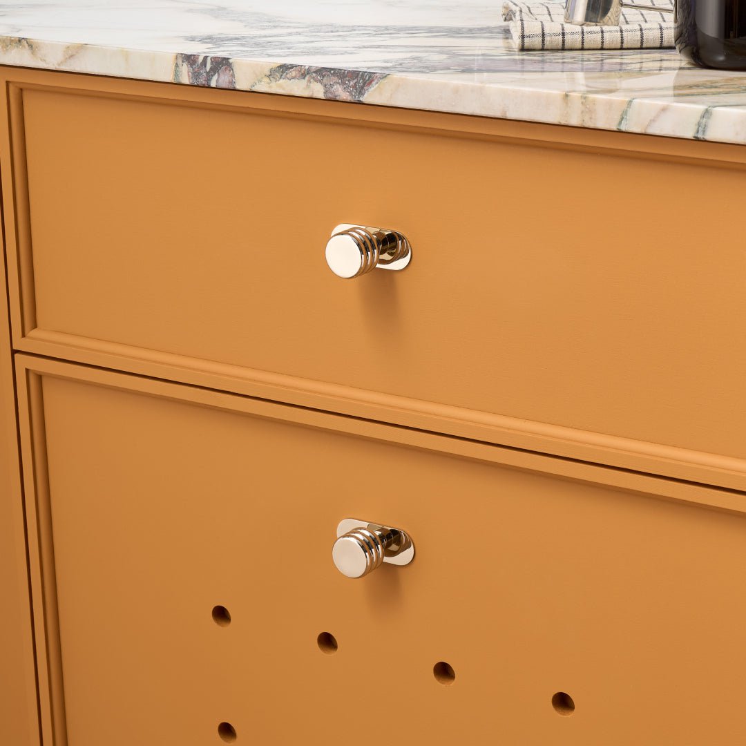 Plank Hardware Cabinetry 60mm COHEN Knob Backplate - Polished Nickel
