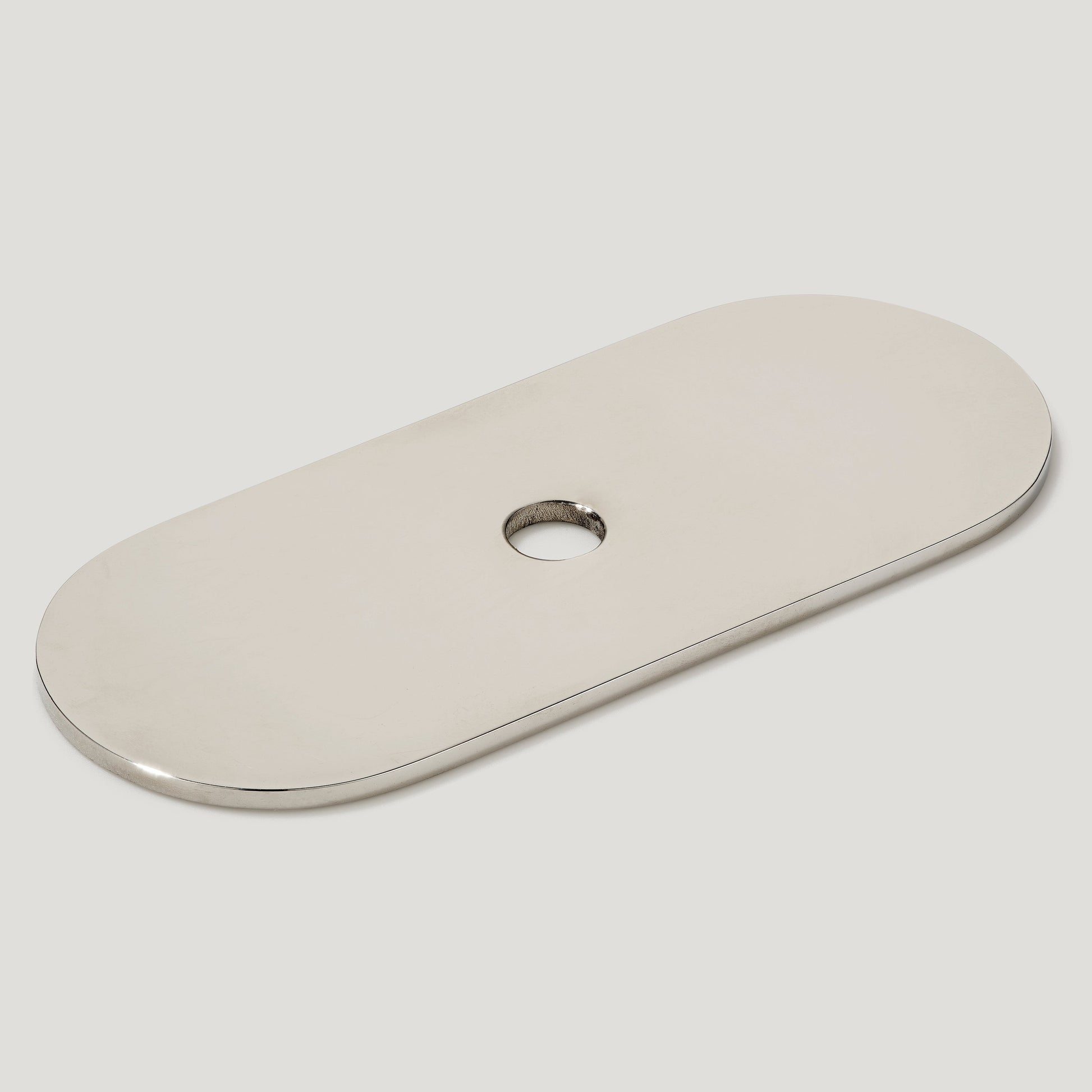 Plank Hardware Cabinetry 60mm COHEN Knob Backplate - Polished Nickel