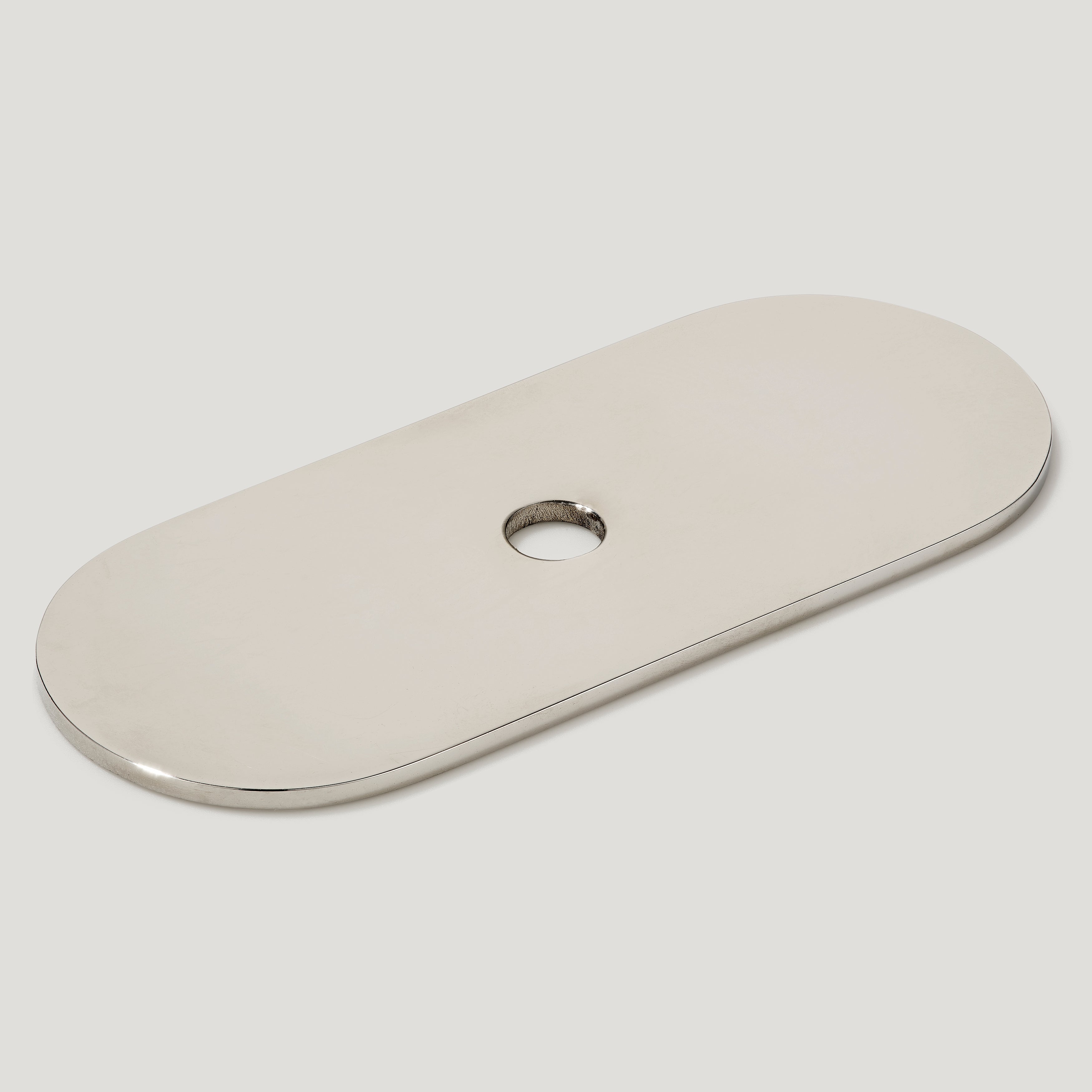 Plank Hardware Cabinetry 60mm COHEN Knob Backplate - Polished Nickel