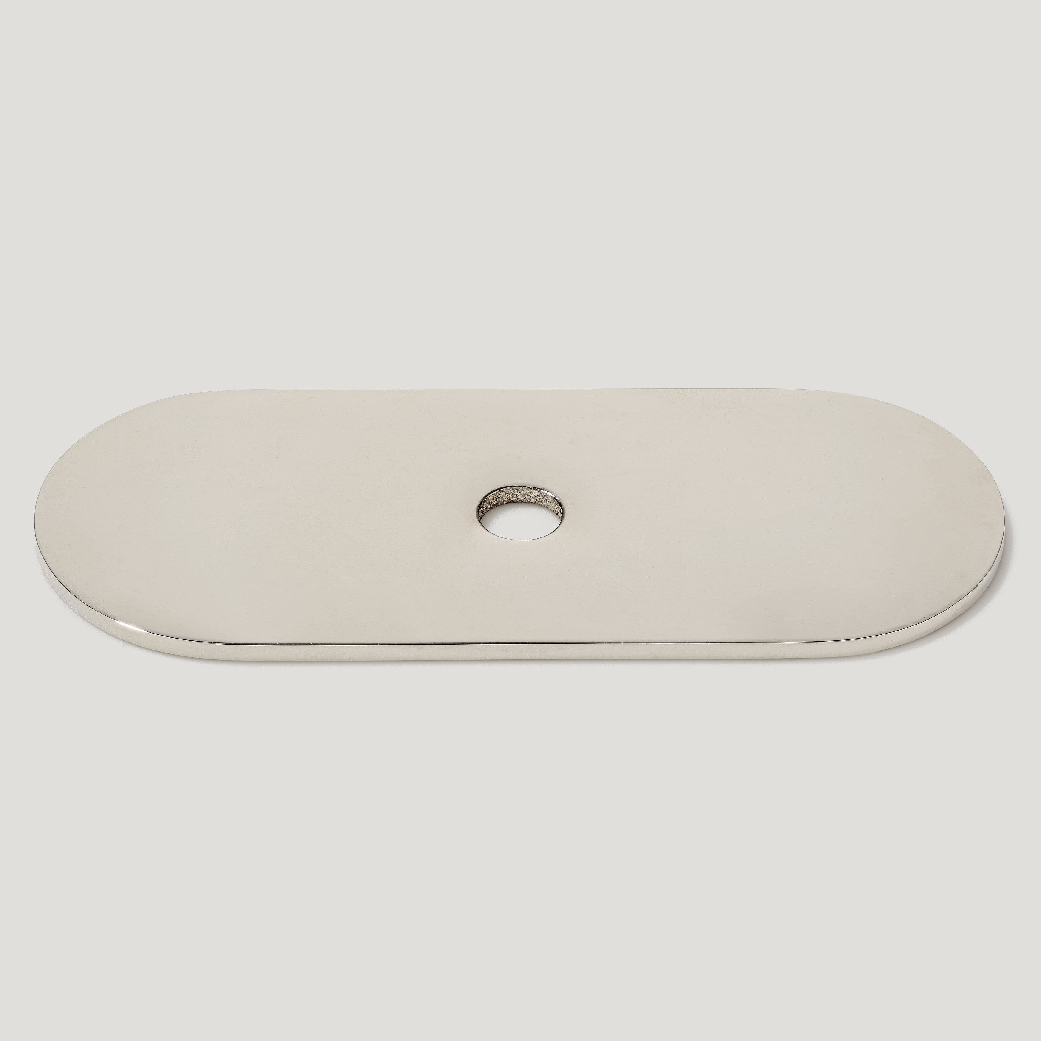 Plank Hardware Cabinetry 60mm COHEN Knob Backplate - Polished Nickel