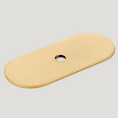 Plank Hardware Cabinetry 60mm COHEN Knob Backplate - Unlacquered Brass