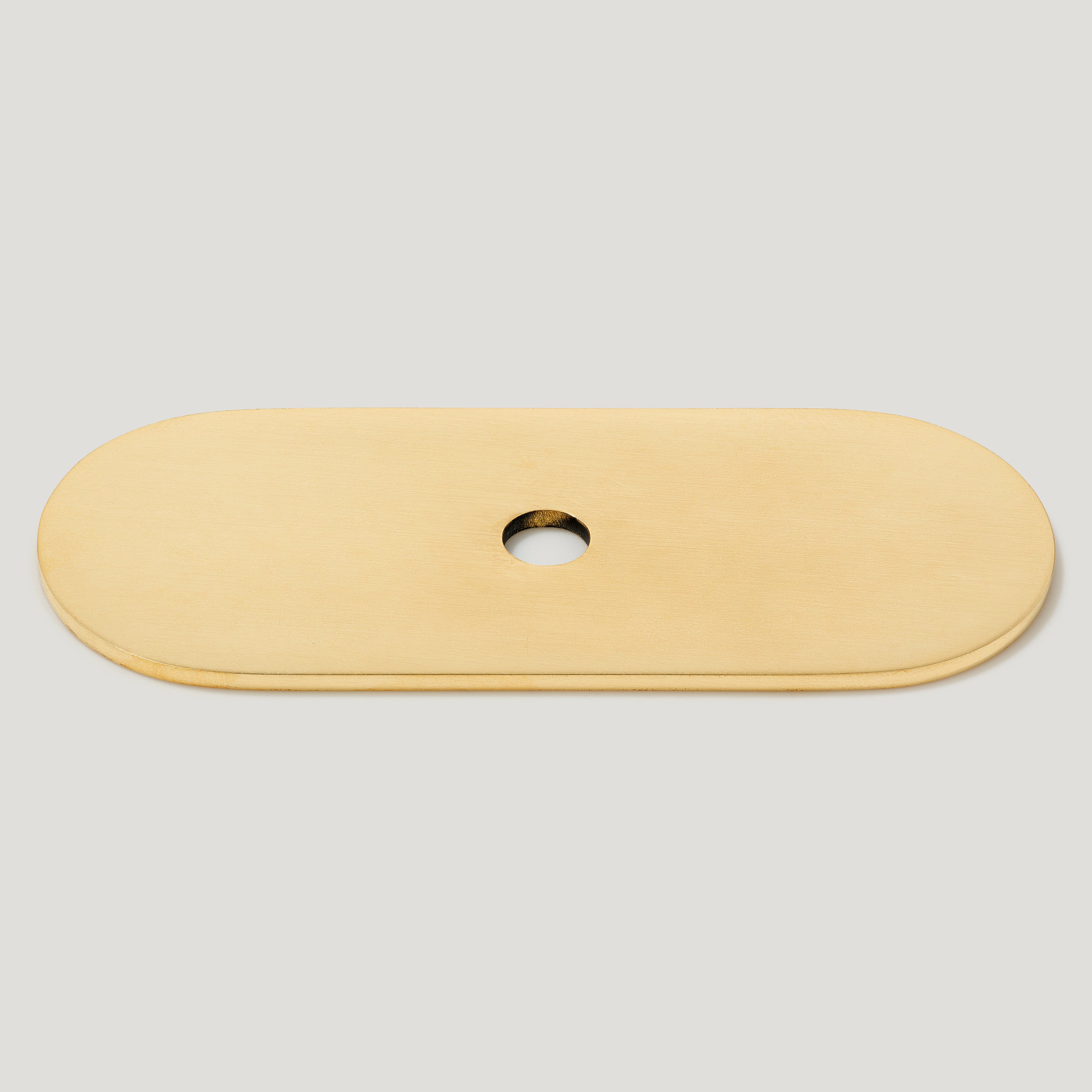 Plank Hardware Cabinetry 60mm COHEN Knob Backplate - Unlacquered Brass