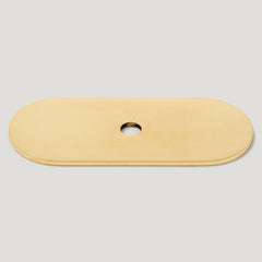 Plank Hardware Cabinetry 60mm COHEN Knob Backplate - Unlacquered Brass