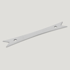 Plank Hardware Cabinetry ELIZA  Handle with Ribbon Backplate - Polished Nickel