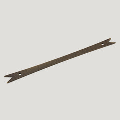 Plank Hardware Cabinetry 290mm (220mm CC) ELIZA Ribbon Handle Backplate - Antique Brass