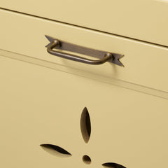 Plank Hardware Cabinetry ELIZA Ribbon Handle Backplate - Antique Brass