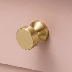 Plank Hardware Cabinetry FELIX Knob - Brass