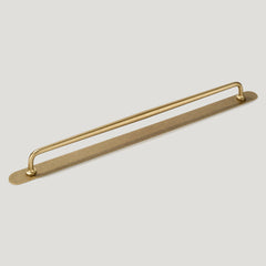 Plank Hardware Cabinetry GRAYSON 476mm Heavyweight Handle - Aged Brass