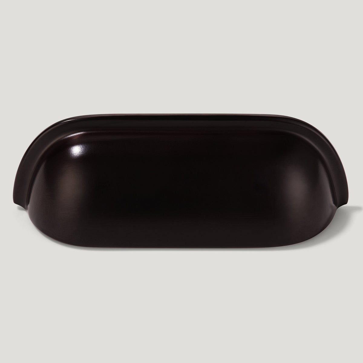 Plank Hardware Cabinetry 102mm (76mm CC) GRAYSON Cup Pull - Blackened Bronze