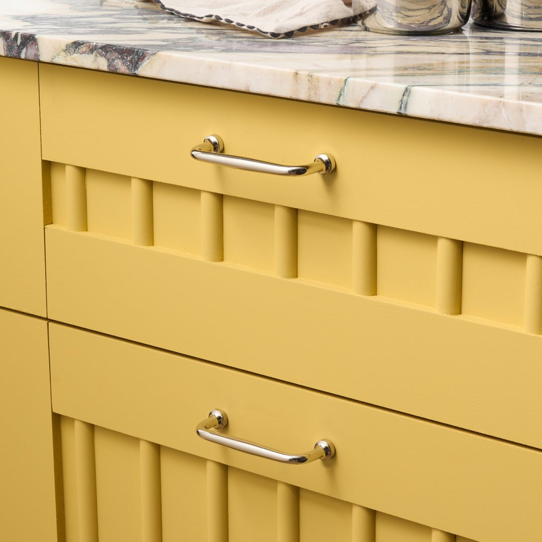 Plank Hardware Cabinetry GRAYSON Handle - Polished Nickel