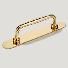 Plank Hardware Cabinetry GRAYSON Handle - Unlacquered Brass