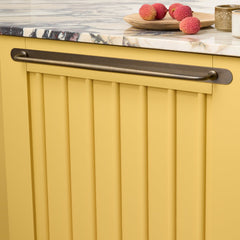 Plank Hardware Cabinetry GRAYSON Heavyweight Appliance Pull - Antique Brass