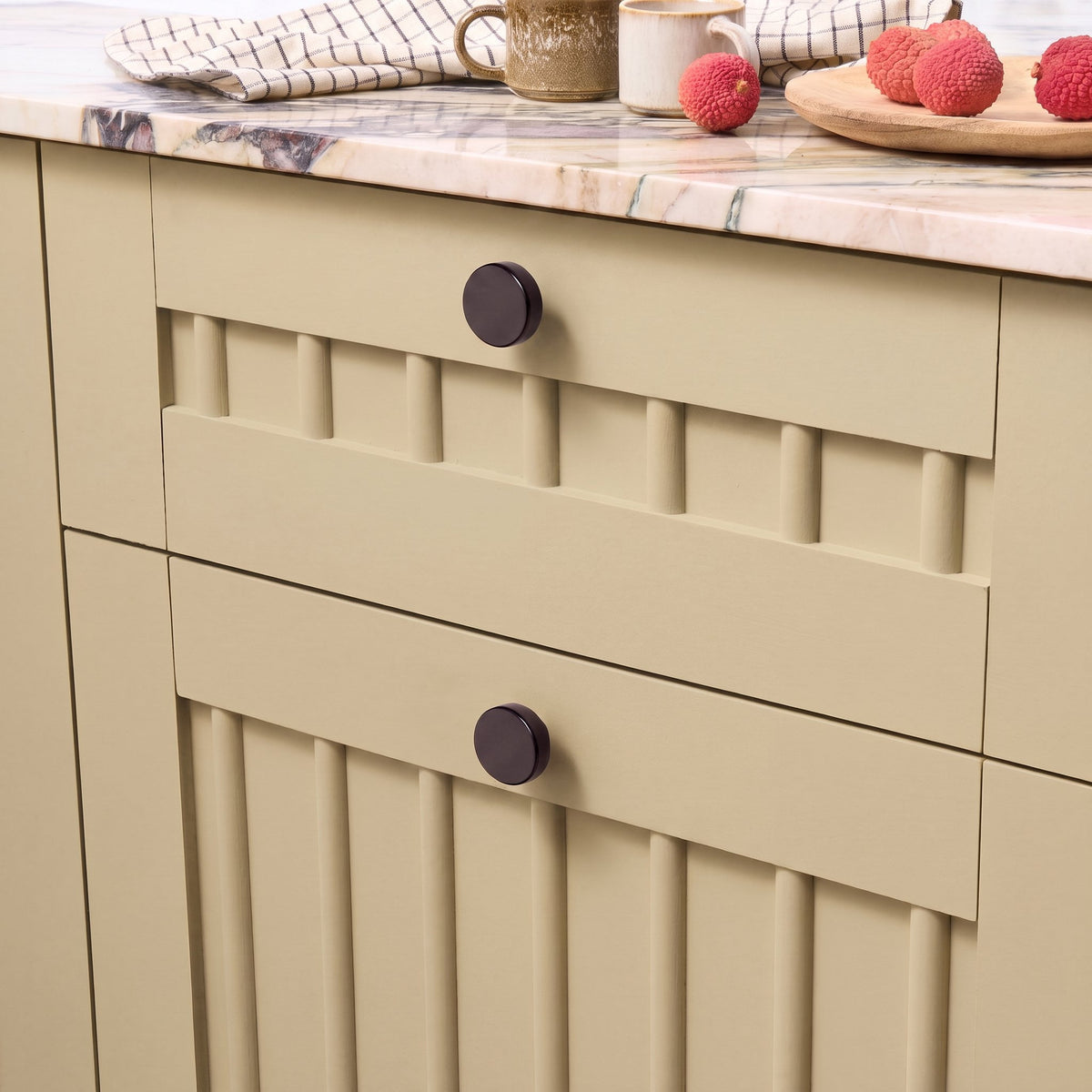 Plank Hardware Cabinetry GRAYSON Knob - Blackened Bronze
