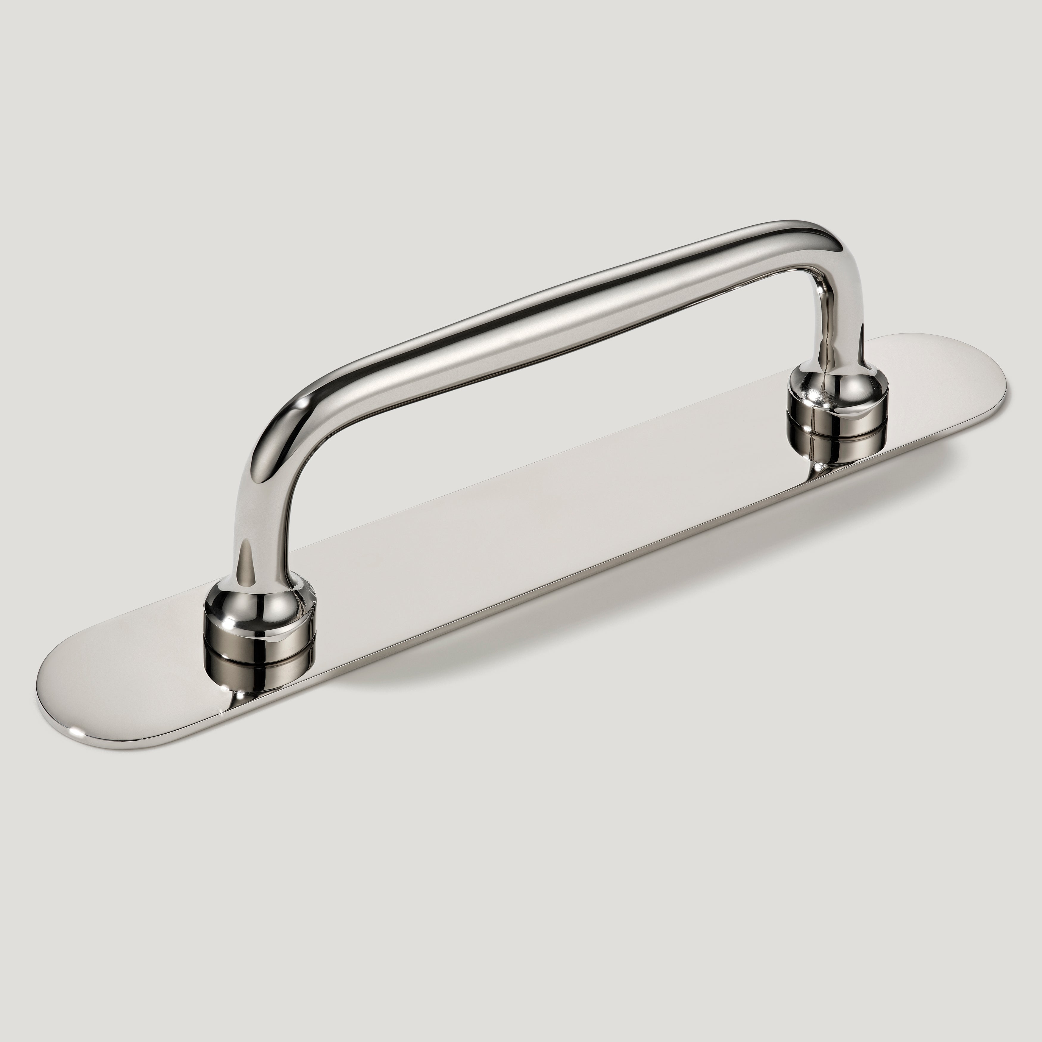 Plank Hardware Cabinetry 111mm (96mm CC) / Handle with Backplate GRAYSON Traditional D-Bar Handle