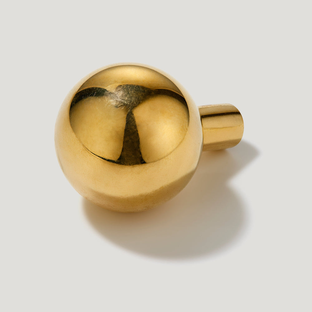 HALLEY Knob - Unlacquered Brass