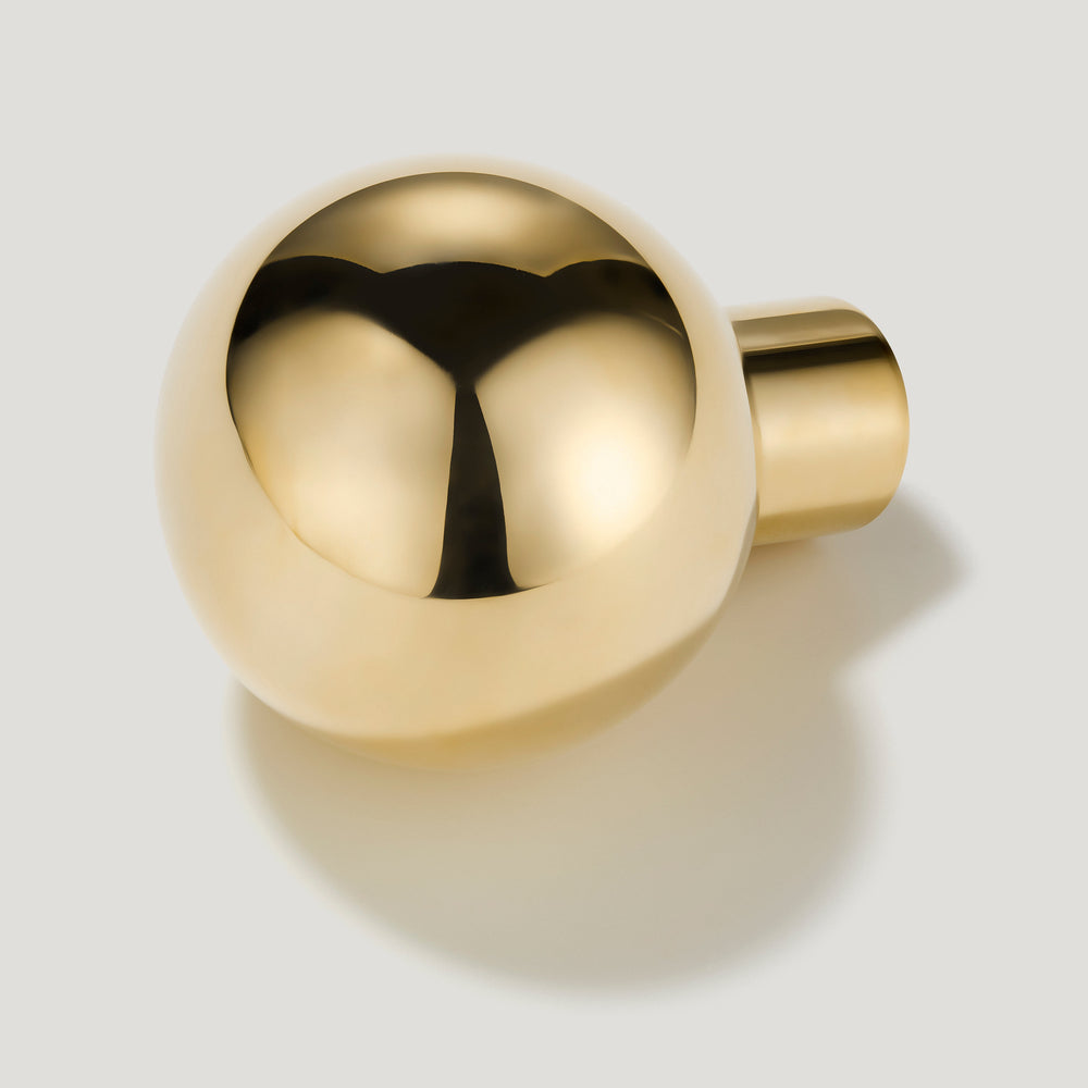 HALLEY Knob - Unlacquered Brass