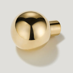Plank Hardware Cabinetry HALLEY Knob - Unlacquered Brass