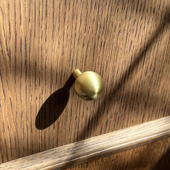 Plank Hardware Cabinetry HALLEY Sphere Knob - Brass