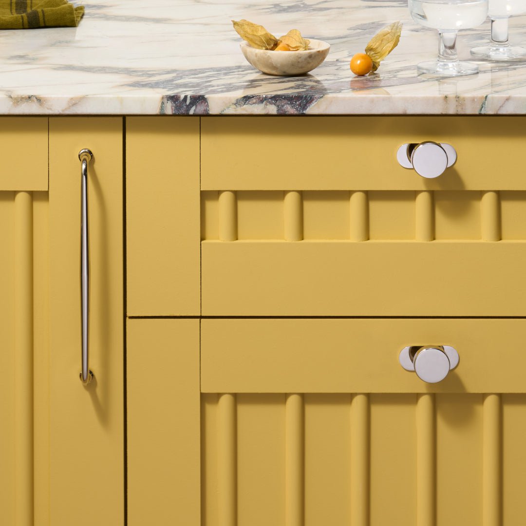 Plank Hardware Cabinetry HUDSON 36mm Knob - Polished Nickel