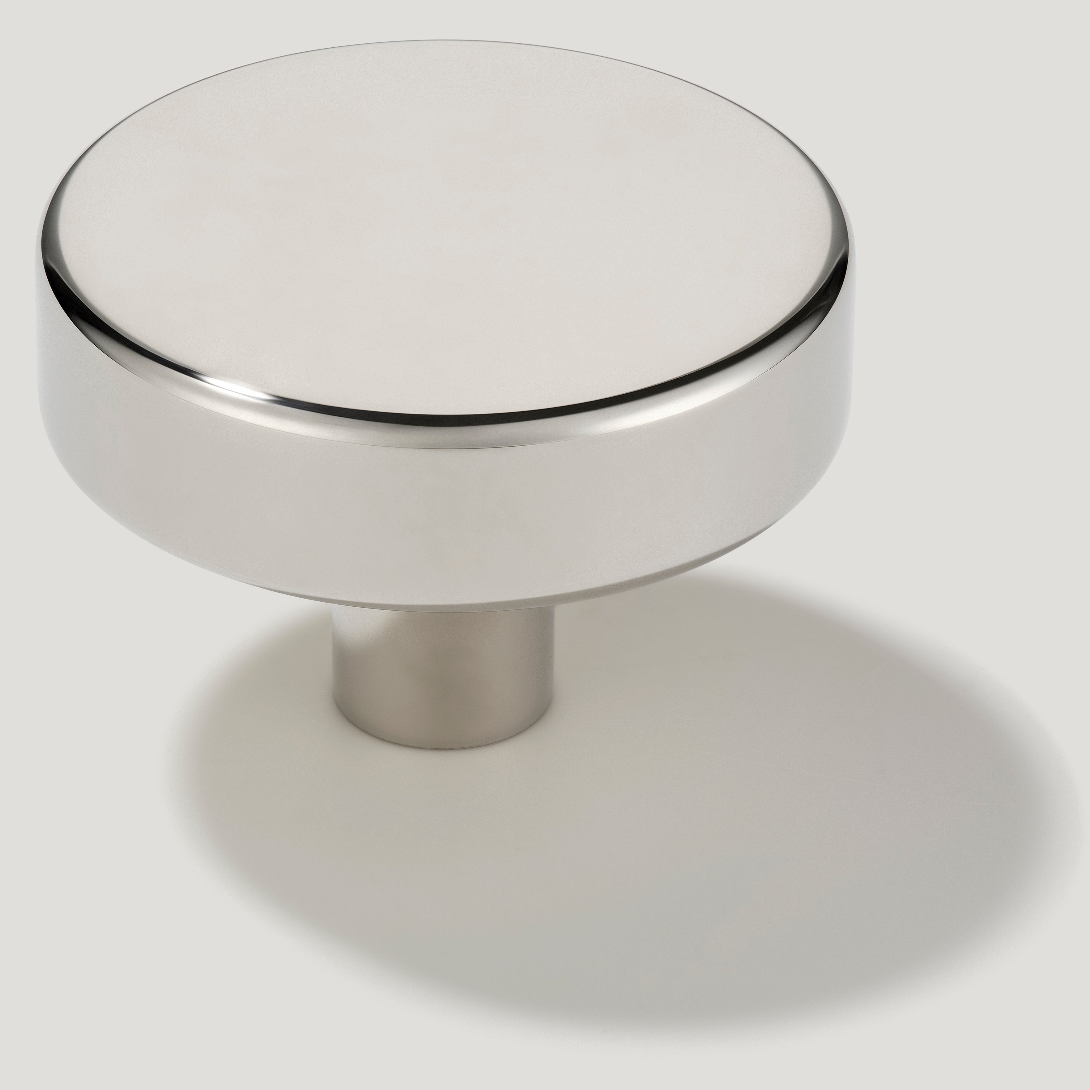 Plank Hardware Cabinetry HUDSON 36mm Knob - Polished Nickel
