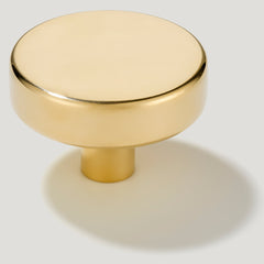 Plank Hardware Cabinetry HUDSON 36mm Knob - Unlacquered Brass