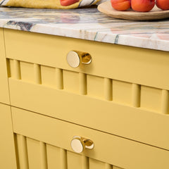 Plank Hardware Cabinetry HUDSON 36mm Knob - Unlacquered Brass