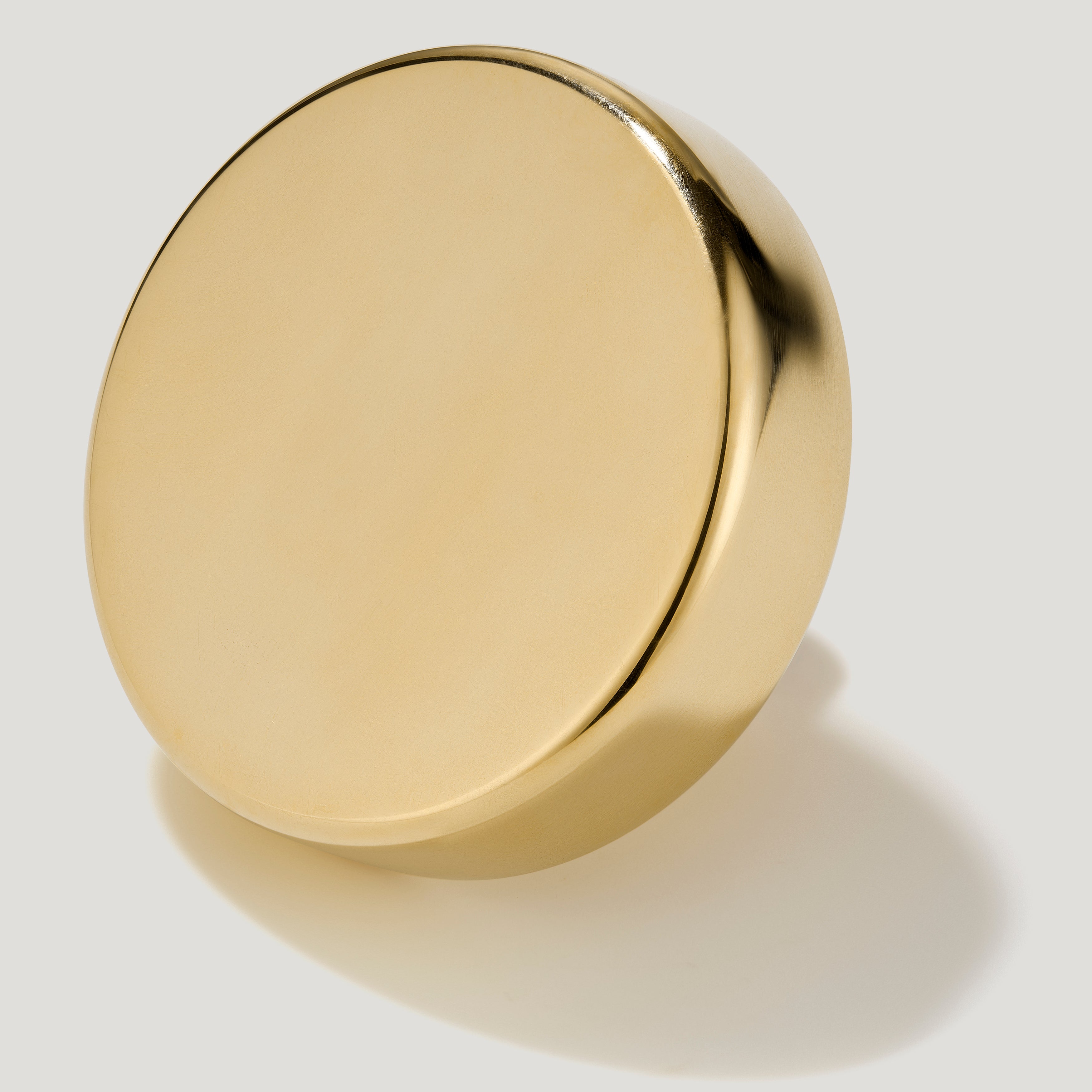 Plank Hardware Cabinetry Knob Only HUDSON Knob - Unlacquered Brass