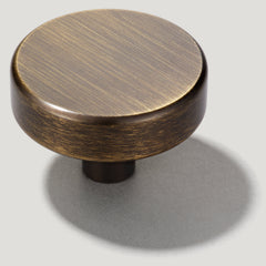 HUDSON Shaker-Knopf - Antikes Messing