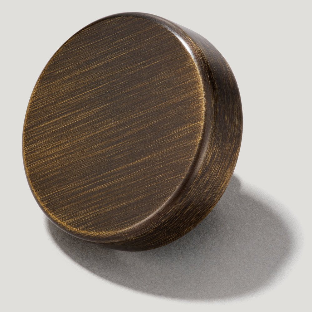 HUDSON Shaker Knob - Antique Brass