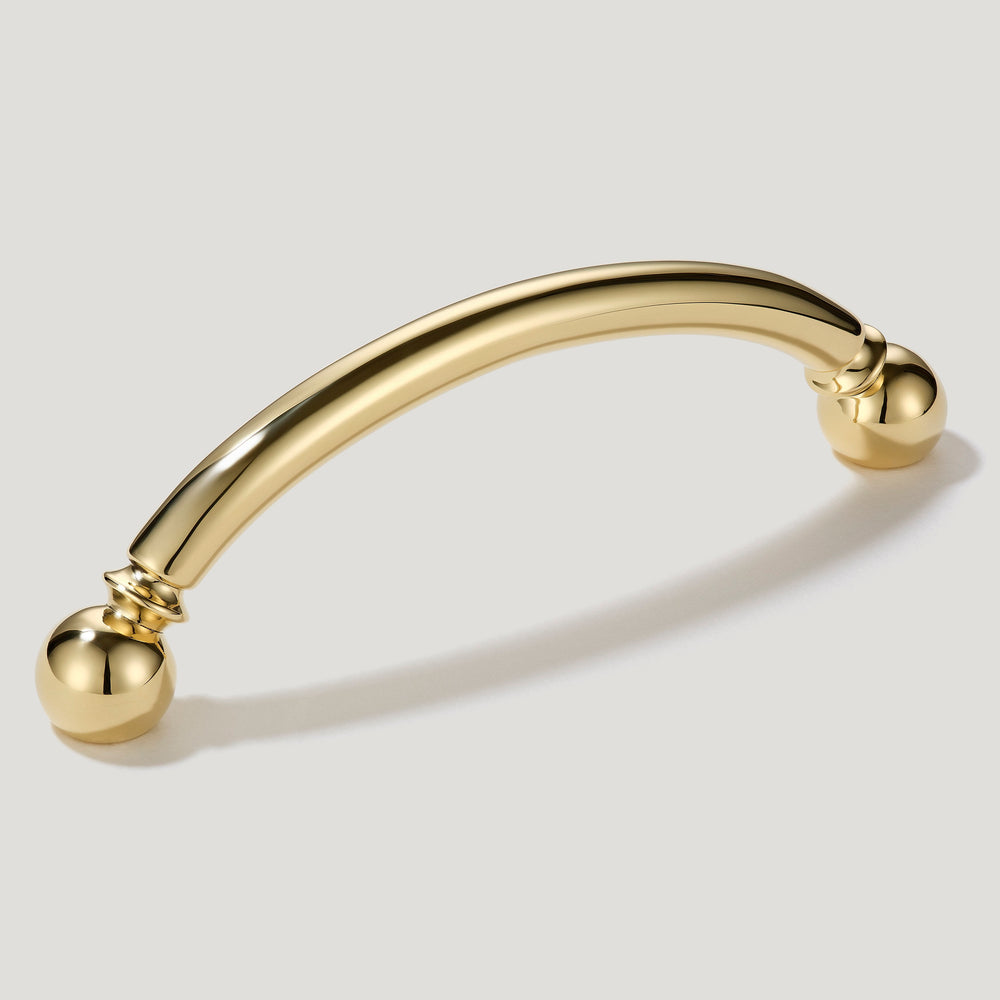 Plank Hardware Cabinetry 110mm (96mm CC) / Handle Only JAMES Handle - Unlacquered Brass