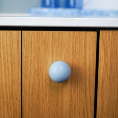 Plank Hardware Cabinetry KOJI Round Knob - Pale Blue