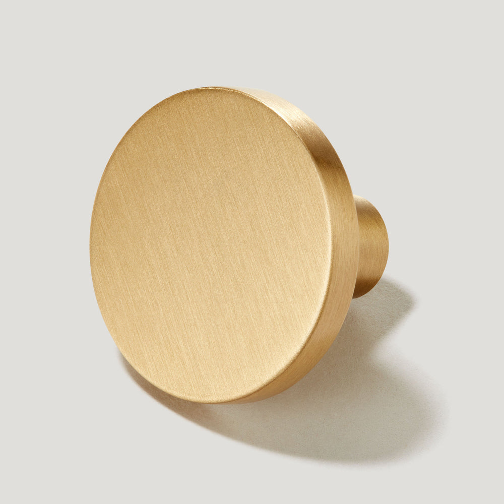 LOVELL Circular Knob - Brass