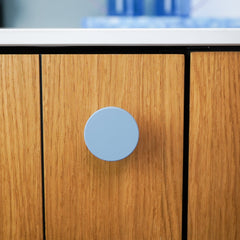 Plank Hardware Cabinetry LOVELL Circular Knob - Pale Blue