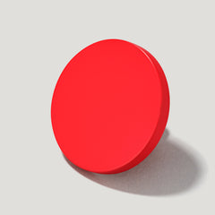 Plank Hardware Cabinetry LOVELL Circular Knob - Red