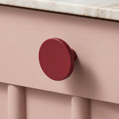 Plank Hardware Cabinetry LOVELL Knob - Burgundy