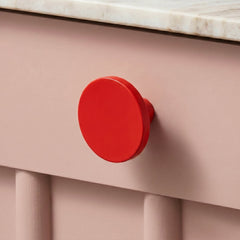 Plank Hardware Cabinetry LOVELL Knob - Red