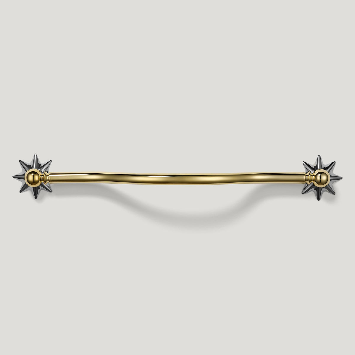 Plank Hardware Cabinetry With Polished Nickel Backplates LYON Handle - Unlacquered Brass