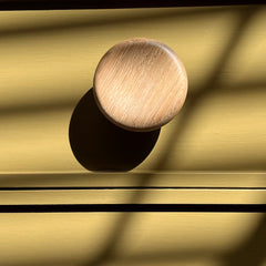 Plank Hardware Cabinetry NORA Round Wooden Knob - Oak