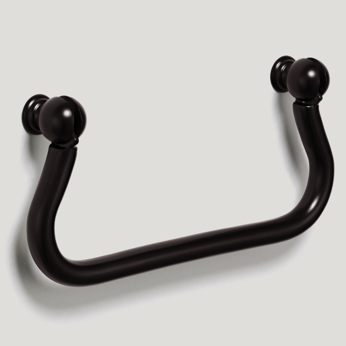 Plank Hardware Cabinetry 110mm (96mm CC) / Handle Only OLSON Swing Pull - Blackened Bronze