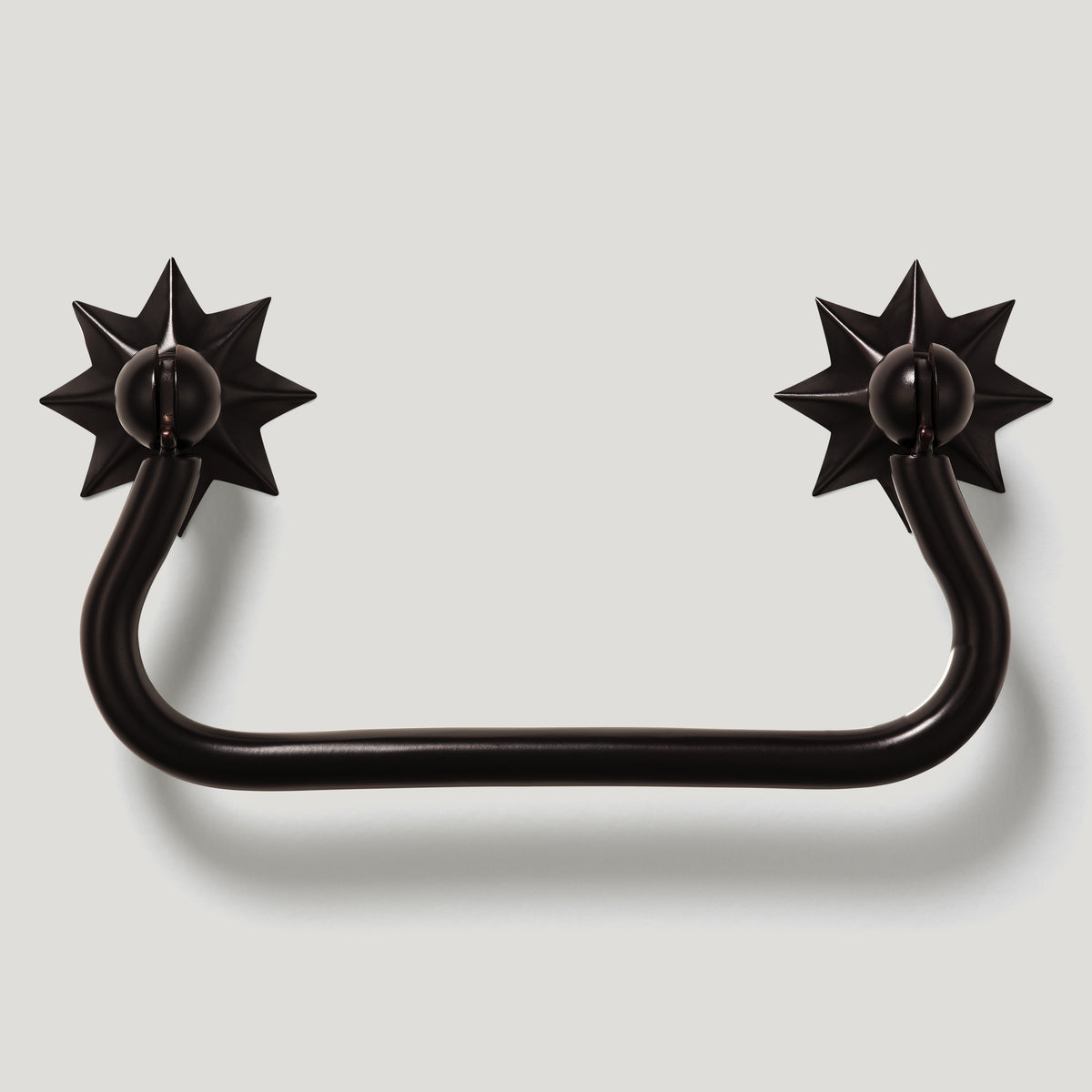 Plank Hardware Cabinetry 110mm (96mm CC) / With Backplates OLSON Swing Pull - Blackened Bronze